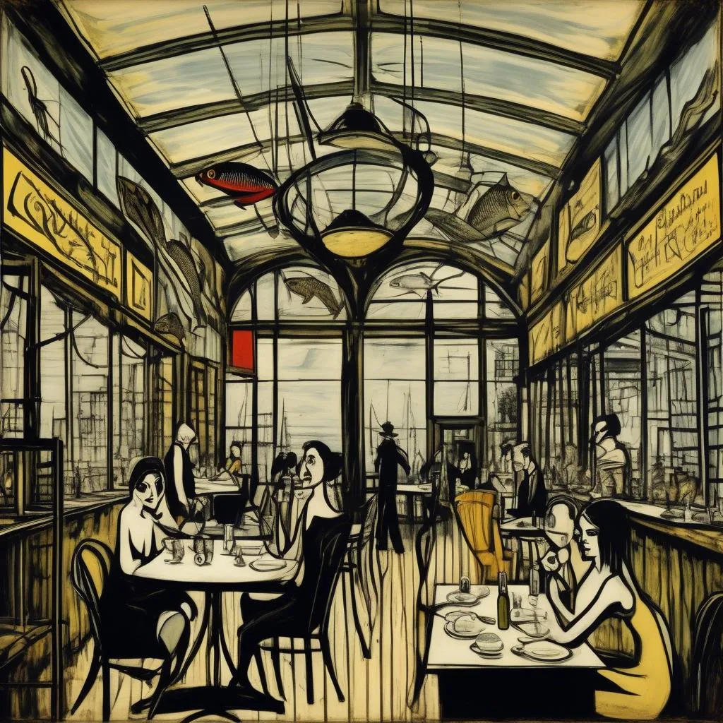 La poissonnerie – Bernard Buffet