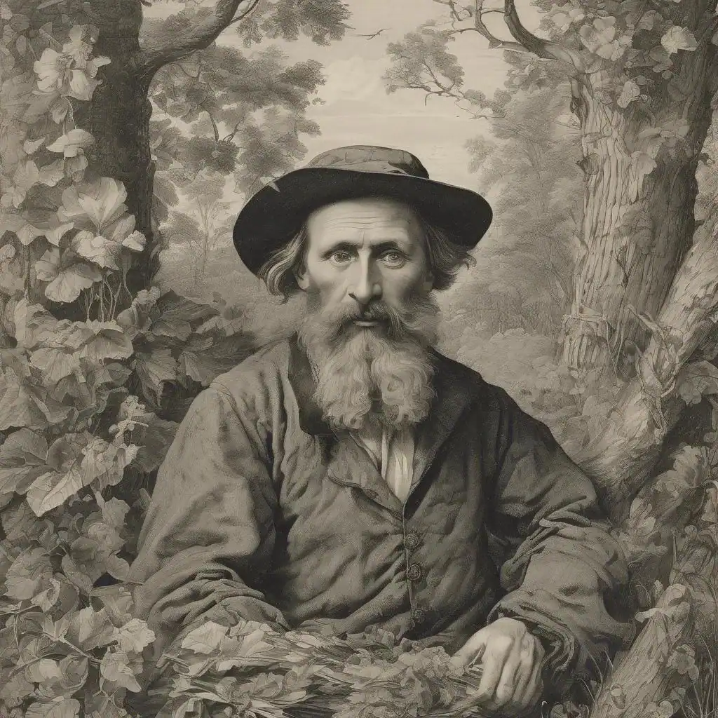 Estonian peasant – Eduard von Gebhardt