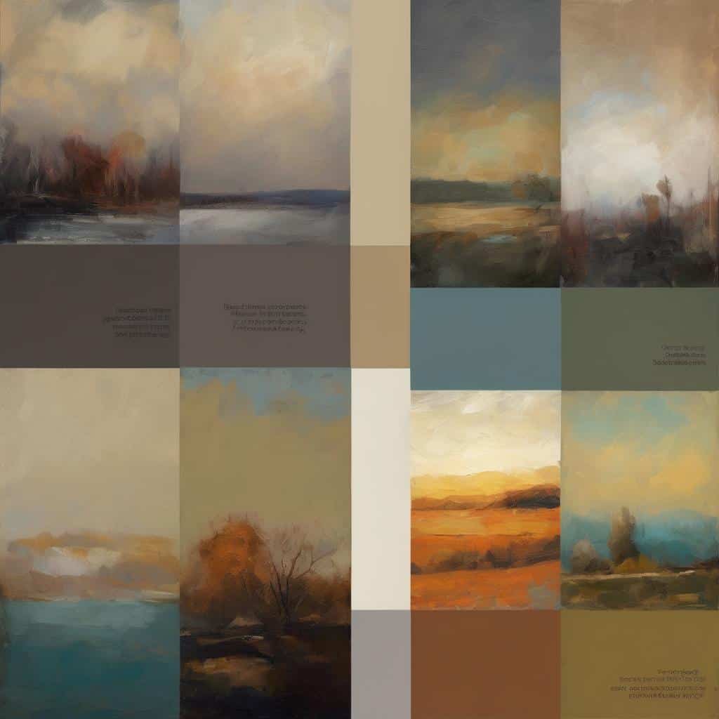 Ζωγραφική τοπίου με θέμα την πληρότητα και το μη ολοκληρωμένο στην τέχνη.